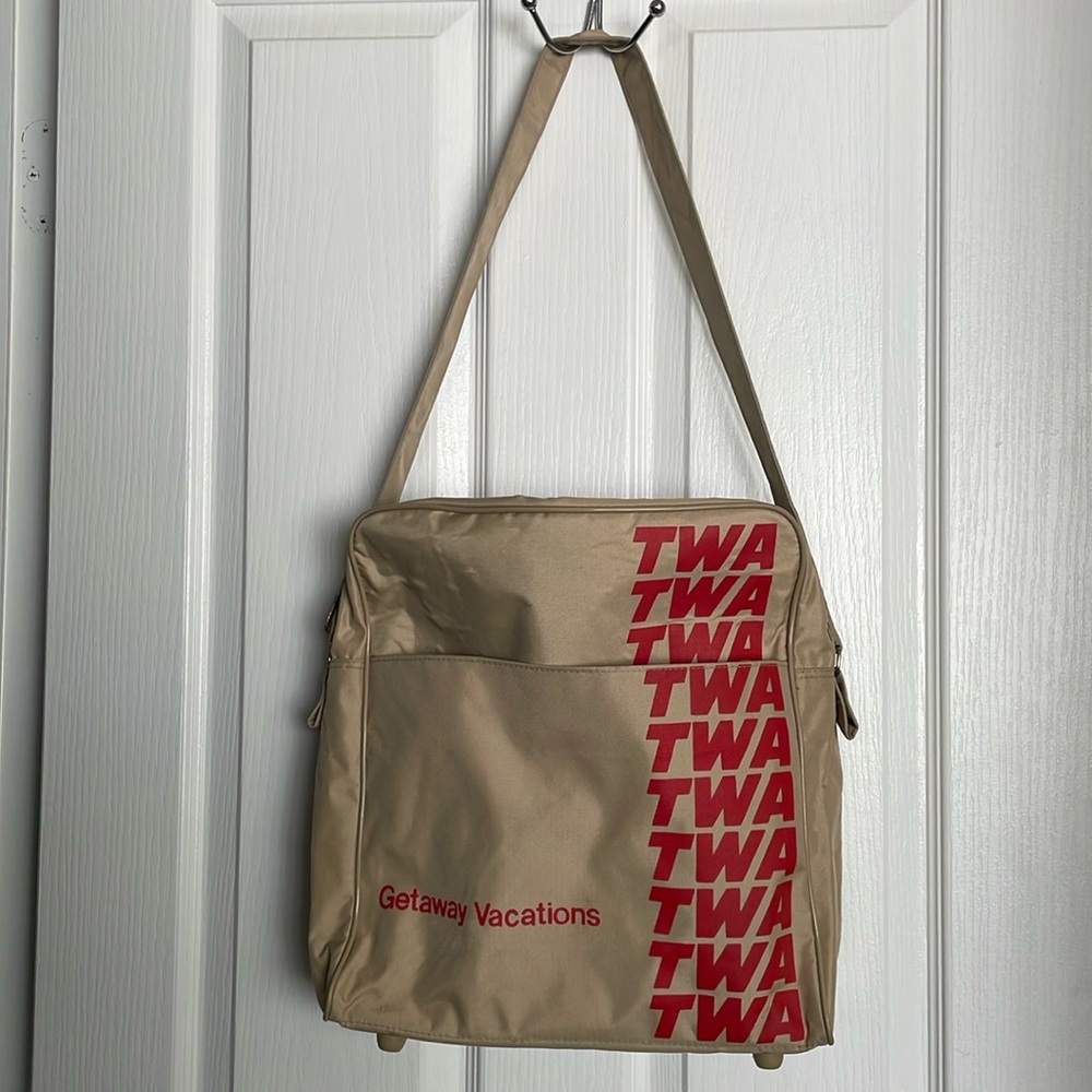 Vintage TWA Getaway Vacation bag